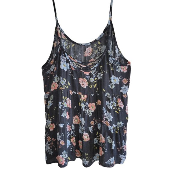 TORRID Floral Print Crossback Tiered Cami - Picture 5 of 10